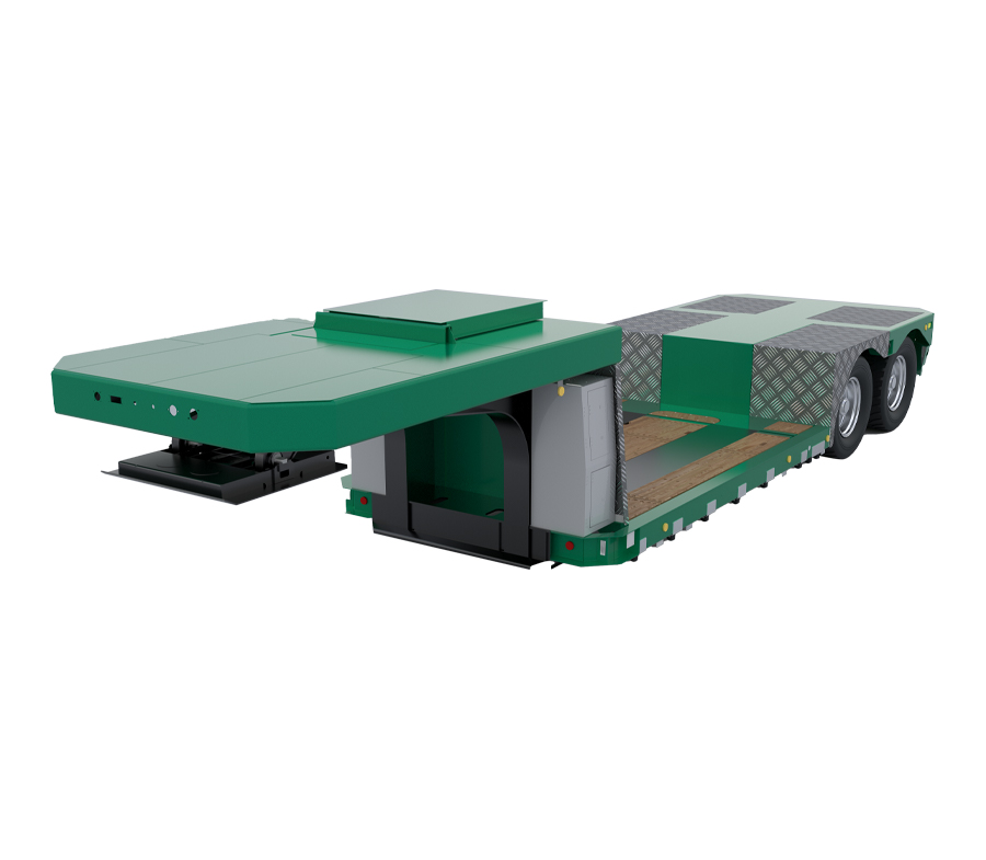 LT-PI1 Tiefbett-Präzisions-Instrumententransport-Sattelauflieger